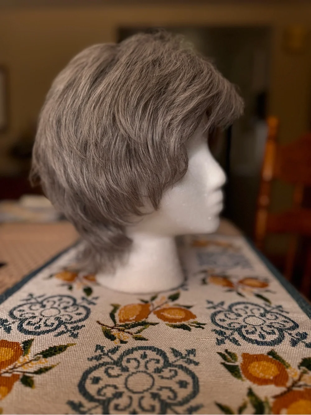 Paula Young Short Layered Synthetic Wig in Gray - Style 1200 - Medium/Average